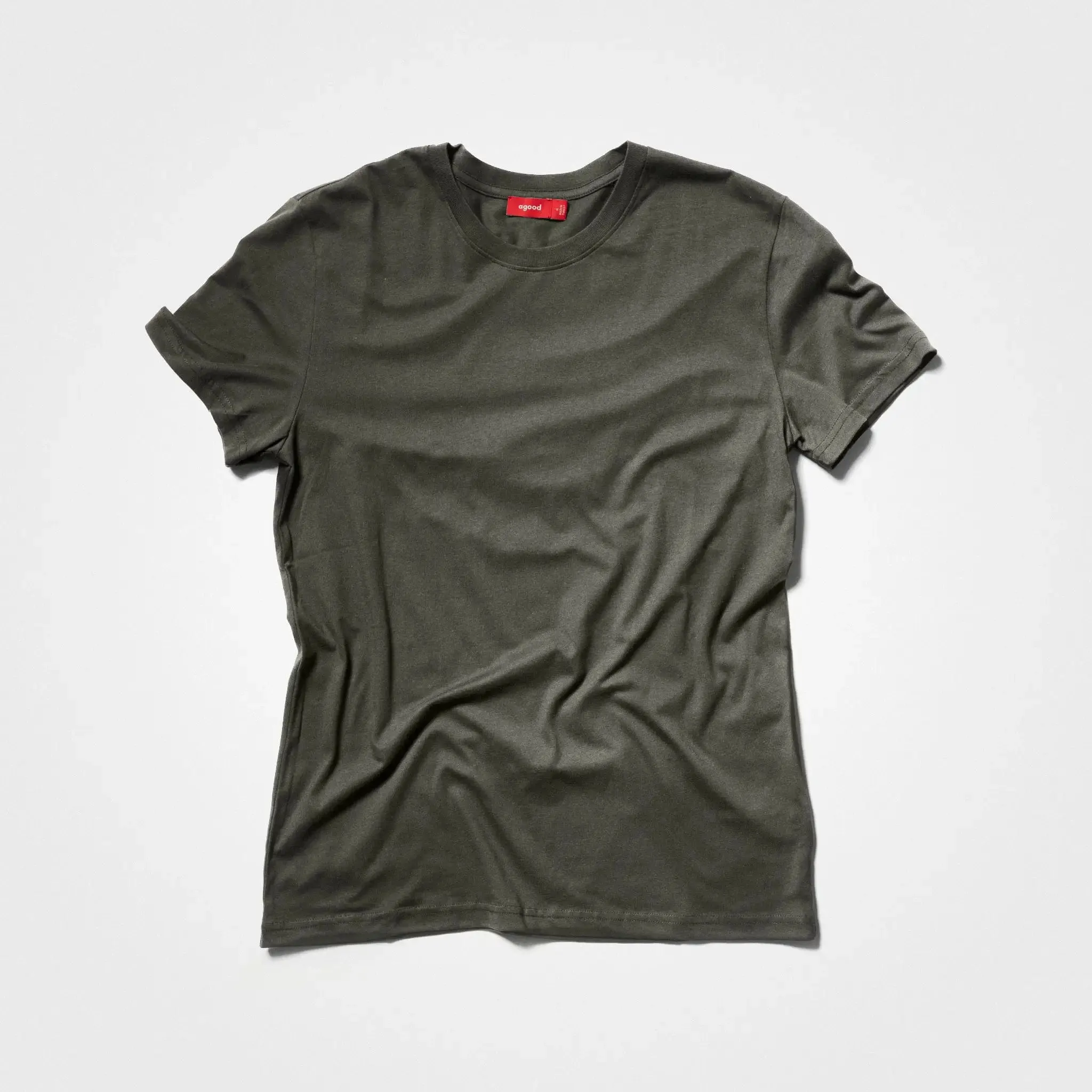 3 Pack | Men’s Recycled Cotton T-Shirts, Moss