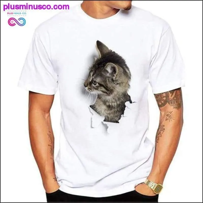 3D Cute Cat T-shirts