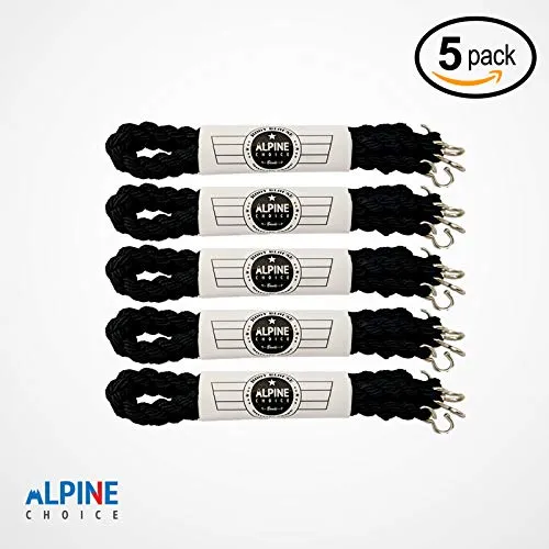 5 Black Military Boot Bands - Blousing Straps Military Grade For Usmc, Air Force, Army