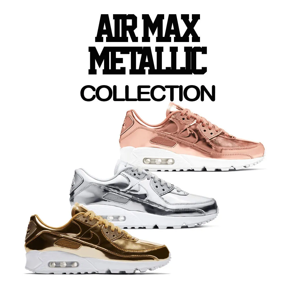 Air Max 90 Metallic Gold Shirt - Bite Me - Black