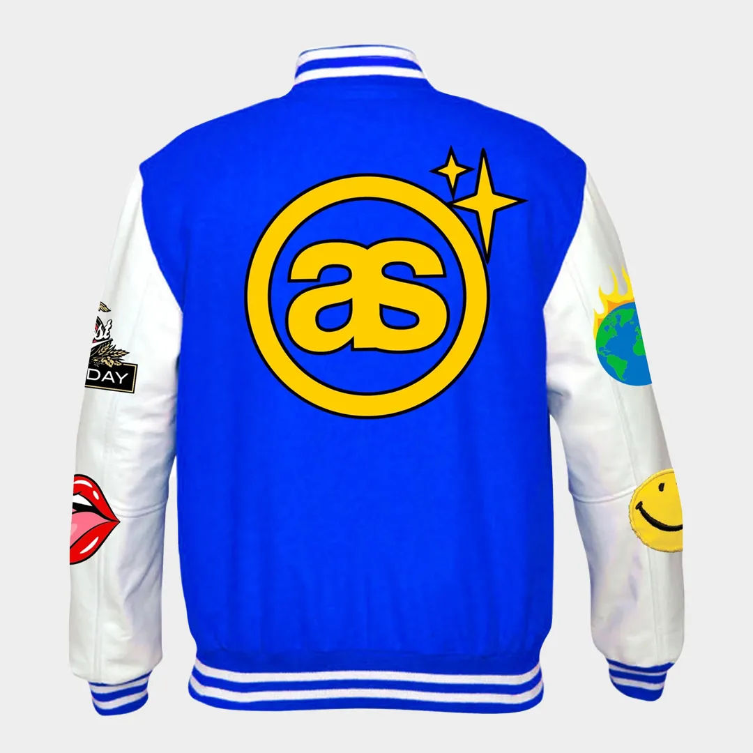 ALSO VARSITY JACKET BLUE