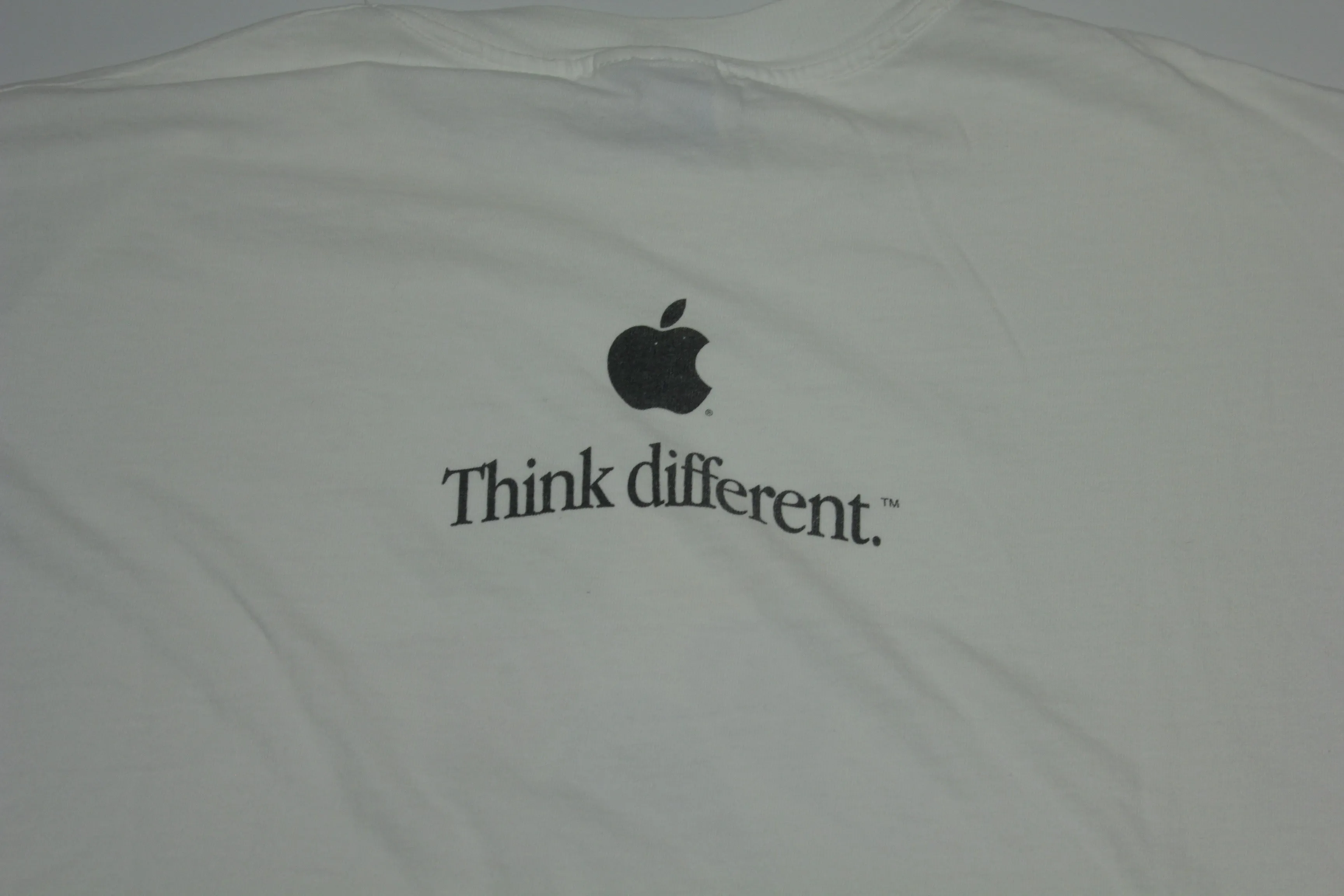 Apple Computers Yum 5 Flavors Think Different 1999 Vintage 90's Hanes Software T-Shirt