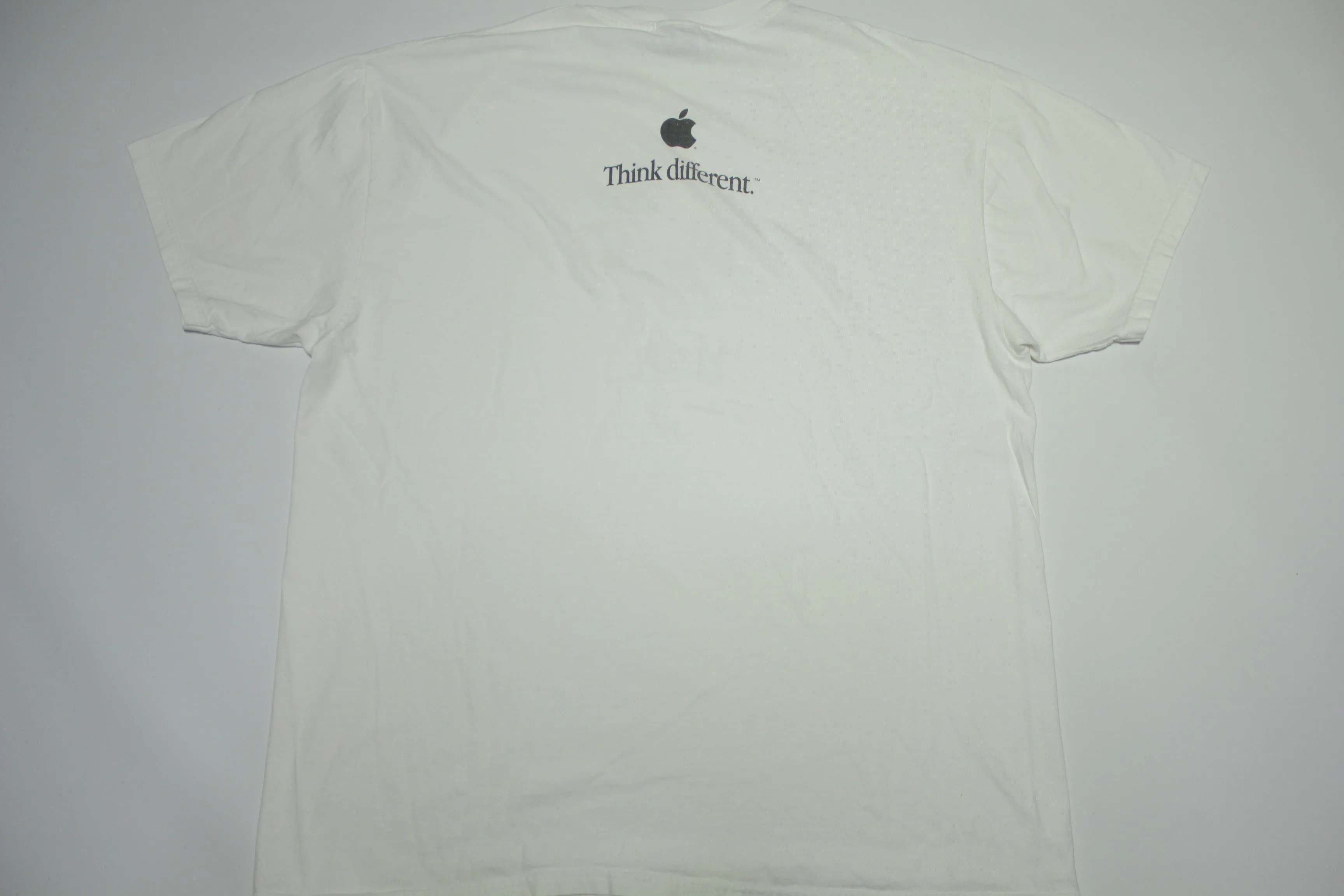 Apple Computers Yum 5 Flavors Think Different 1999 Vintage 90's Hanes Software T-Shirt