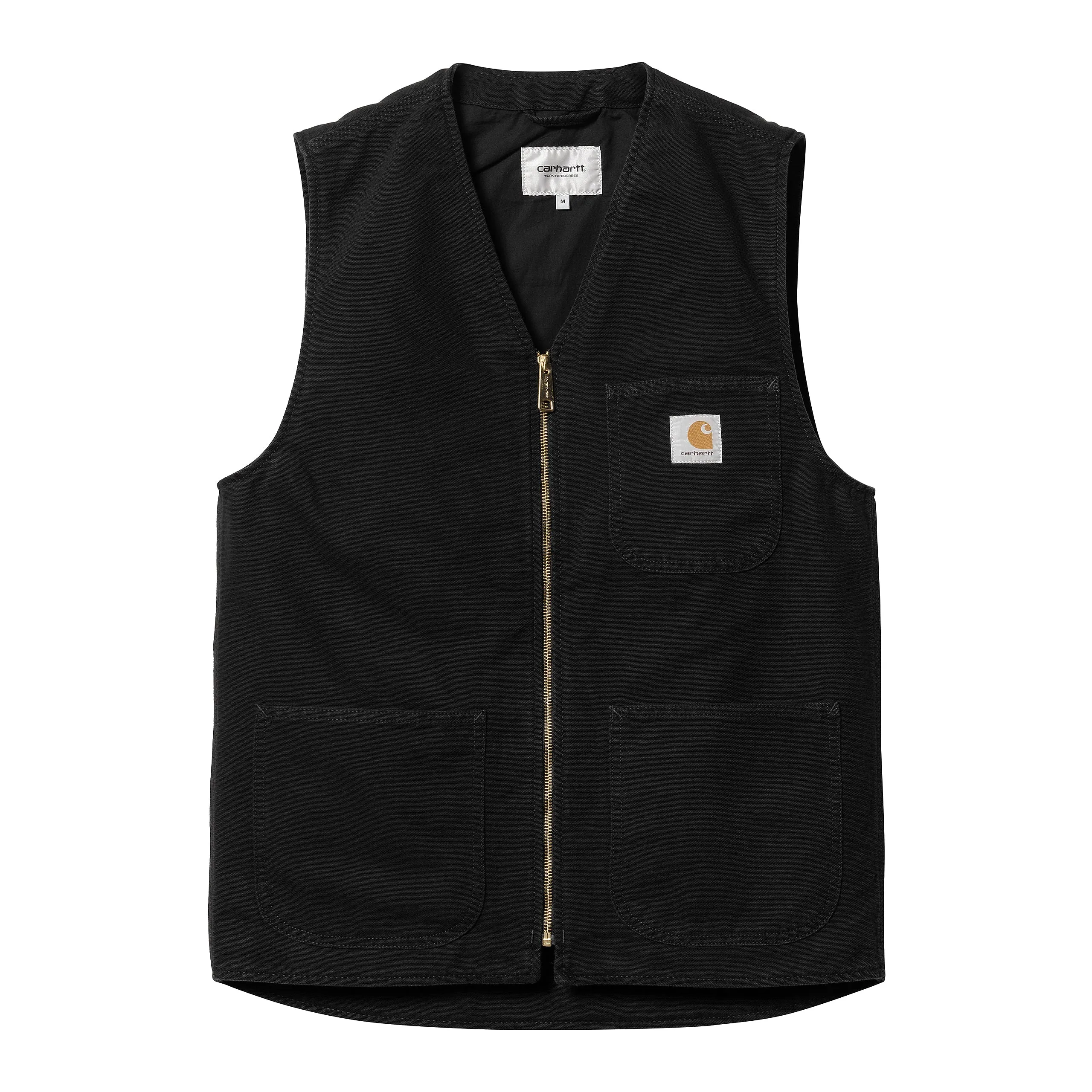 ARBOR VEST BLACK AGED CANVAS