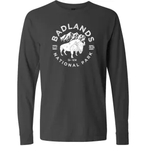 Badlands National Park Comfort Colors Long Sleeve T Shirt