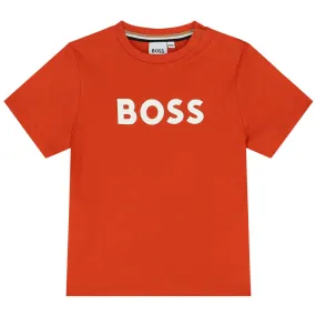 Boss T-Shirt Logo Red