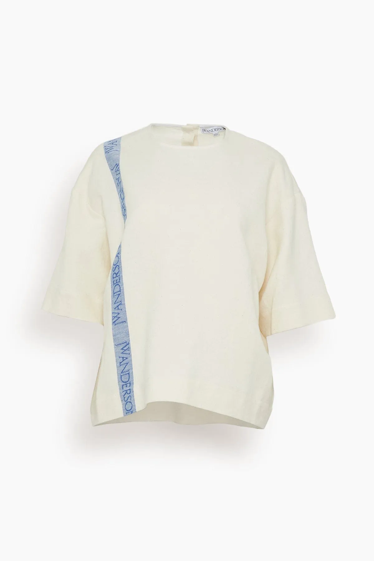 Boxy T-Shirt in Cream