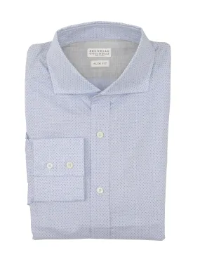 Brunello Cucinelli Light Blue Shirt - Slim