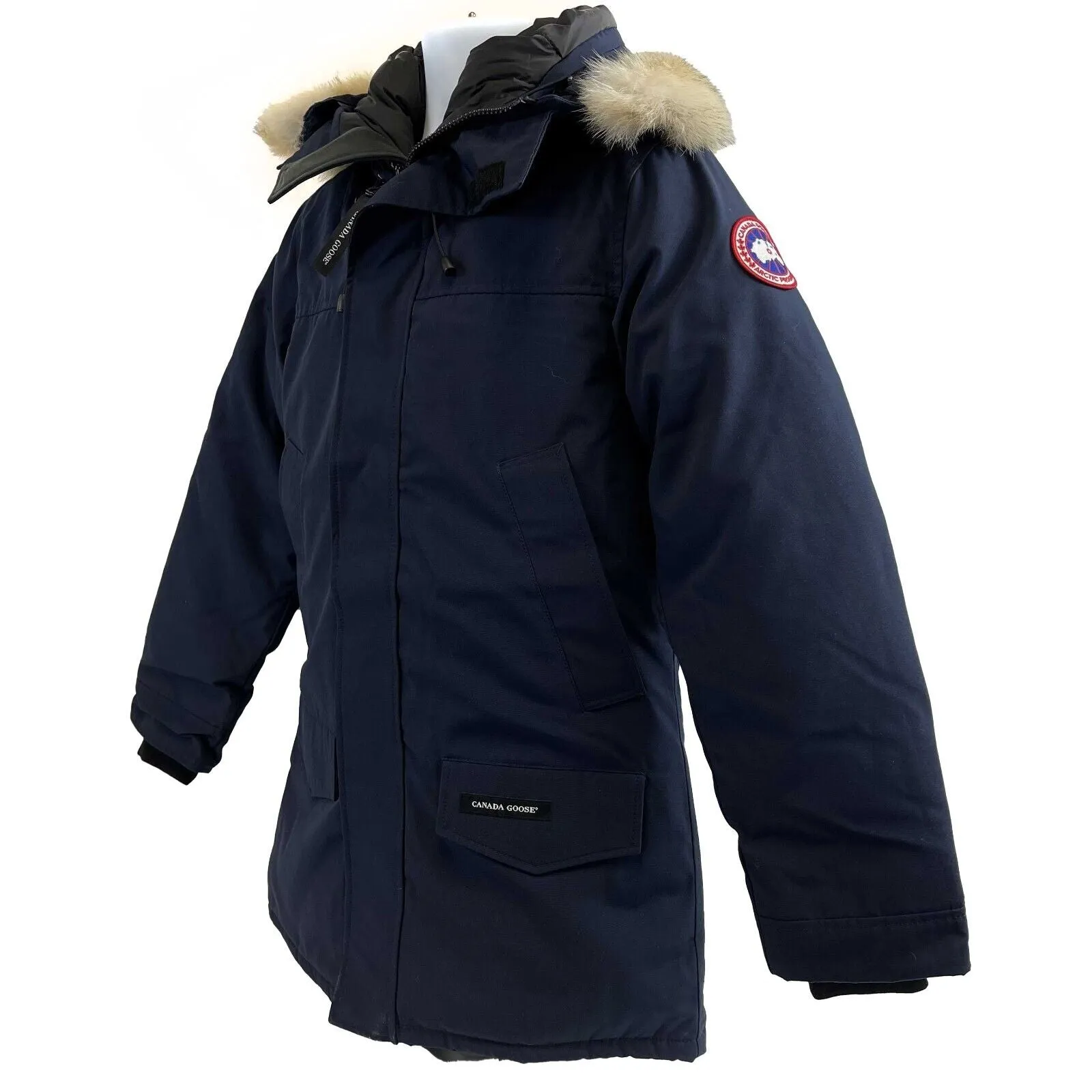 Canada Goose - Langford Parka Fusion Fit Plain Logo Down Feather Jackets NEW - M