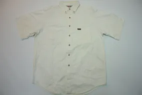 Carhartt S18 WHT Vintage 80's 90's Rugged Outdoor Wear Button Up Work Shirt