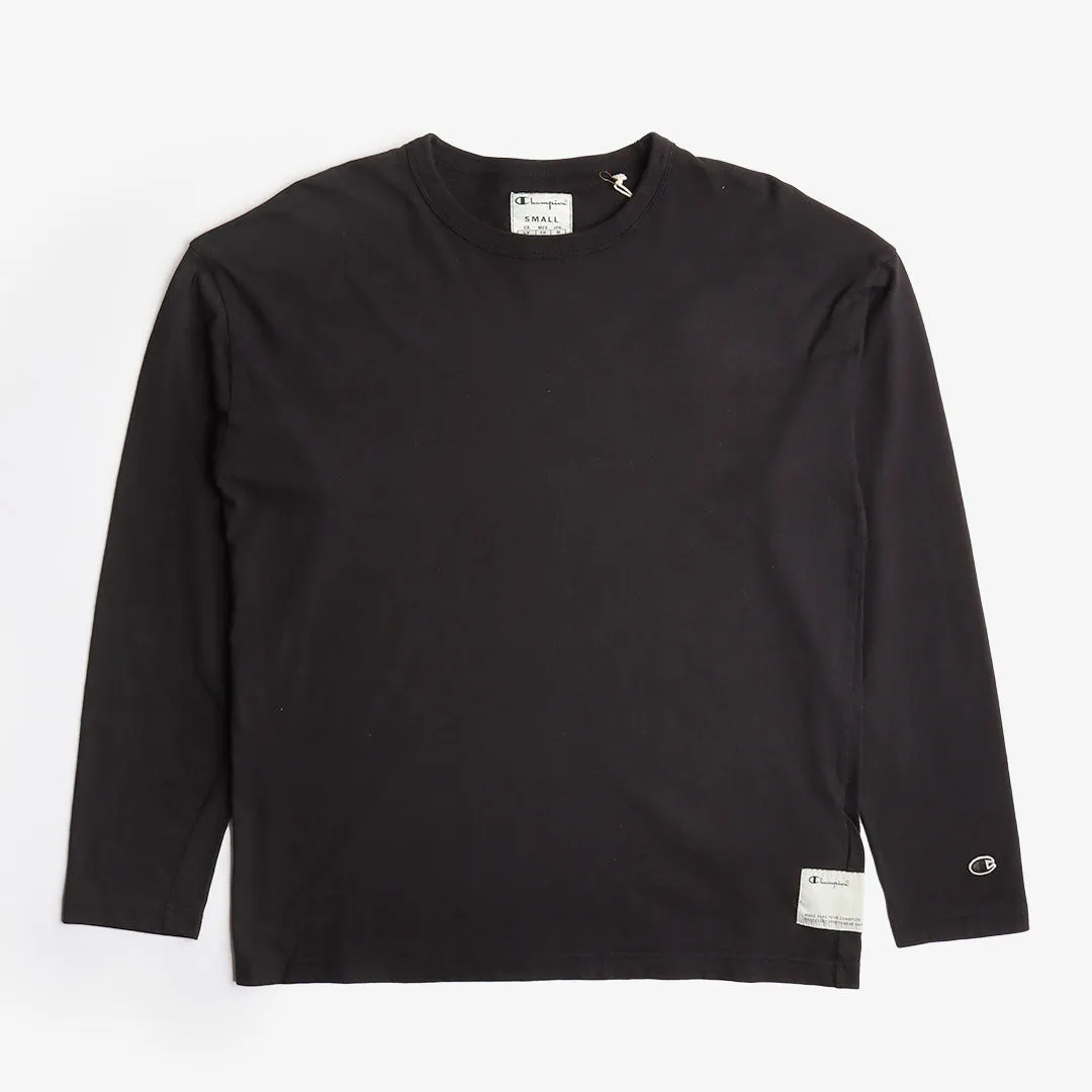 Champion Reverse Weave Small C Long Sleeve Crewneck T-shirt