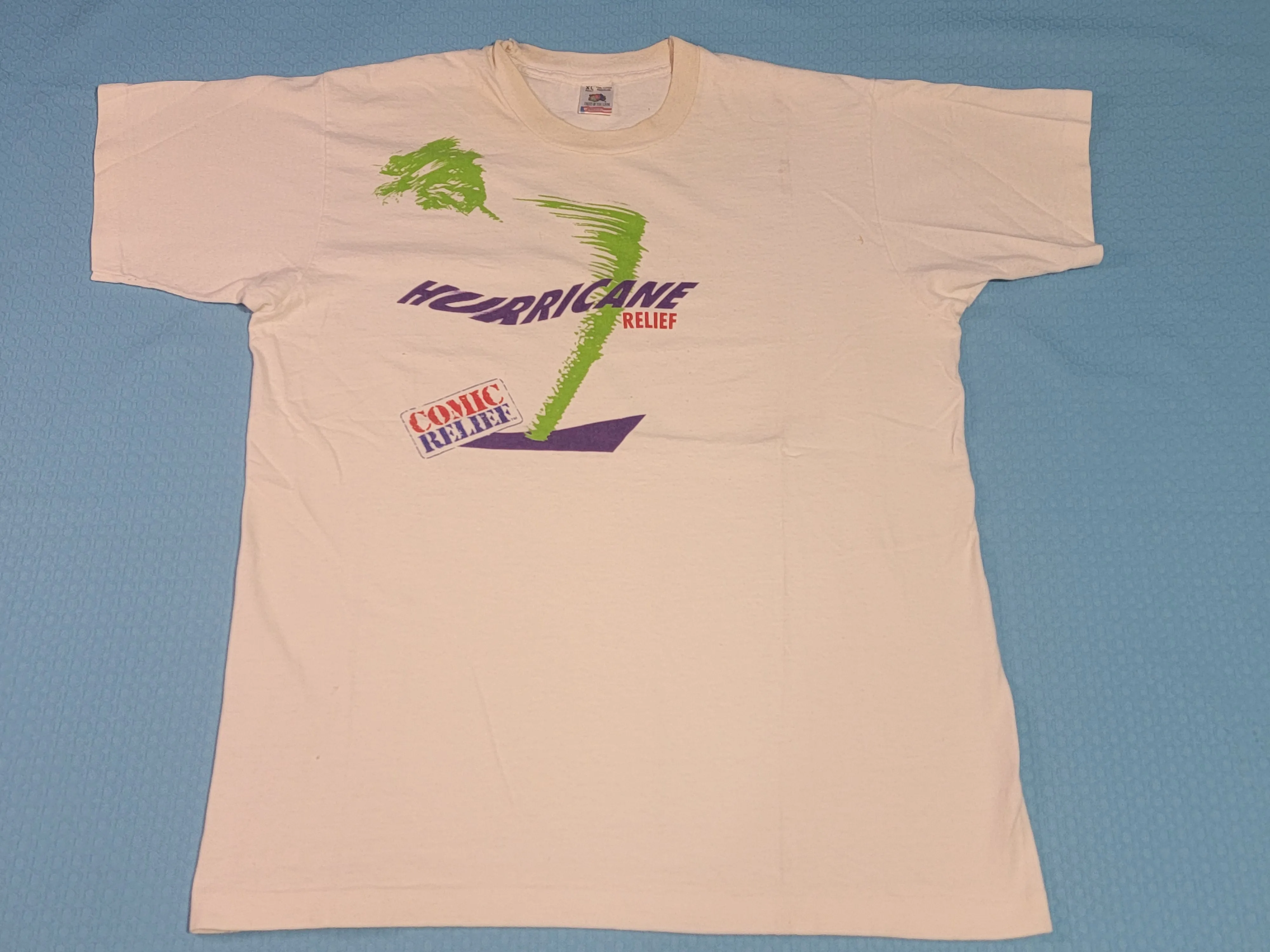 Comic Hurricane Relief Vintage 90's Vanilla Ice Gloria Estefan Sinbad Vintage Concert T-Shirt