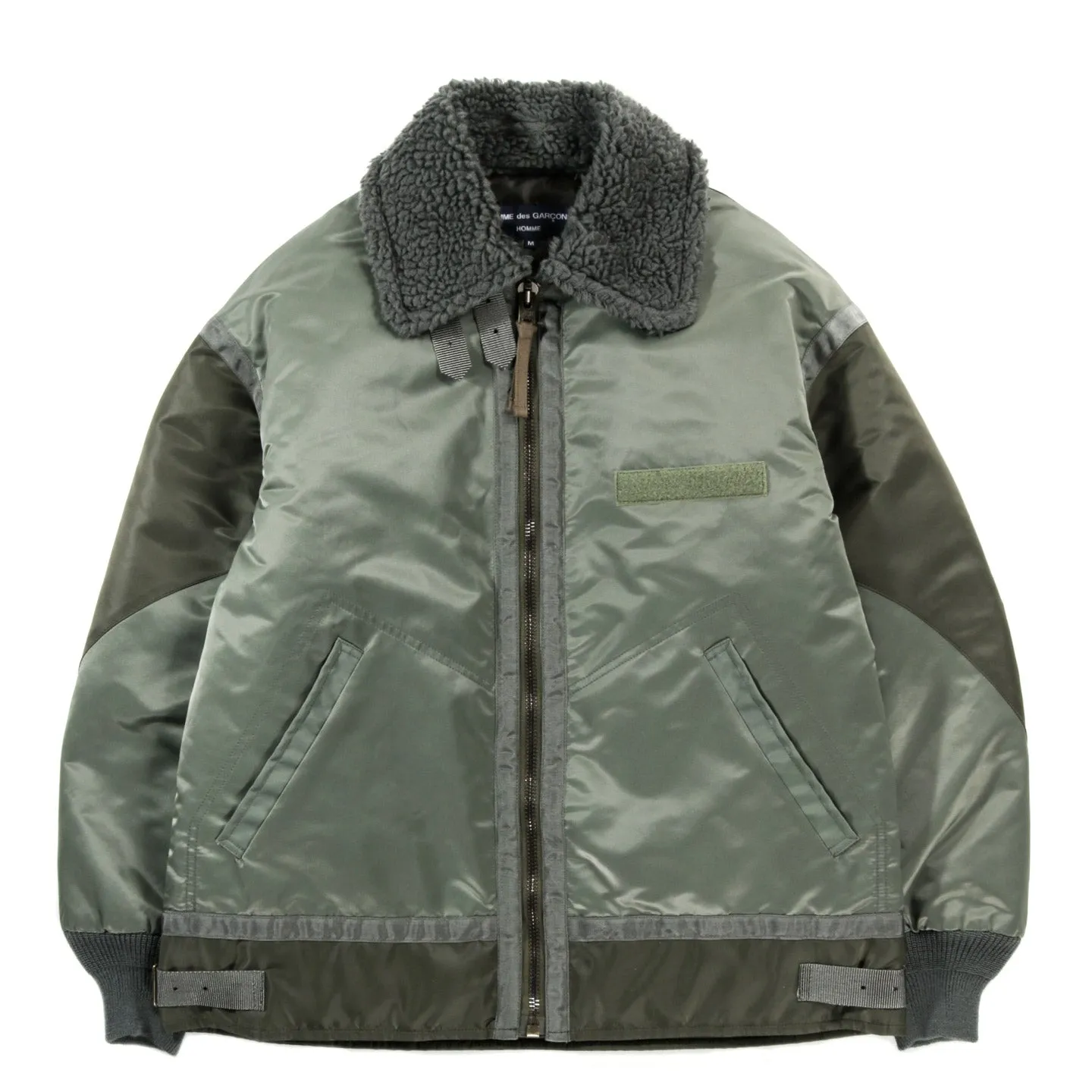 COMME DES GARCONS HOMME J017 FLIGHT JACKET KHAKI MIX