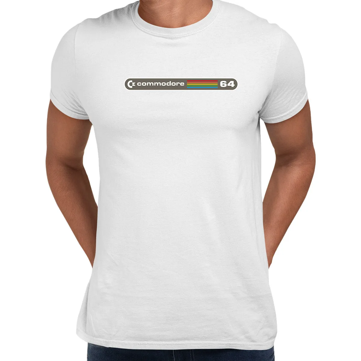 Commodore 64 Old Retro Gaming Machine Computer Unisex T-Shirt OLD SKOOL