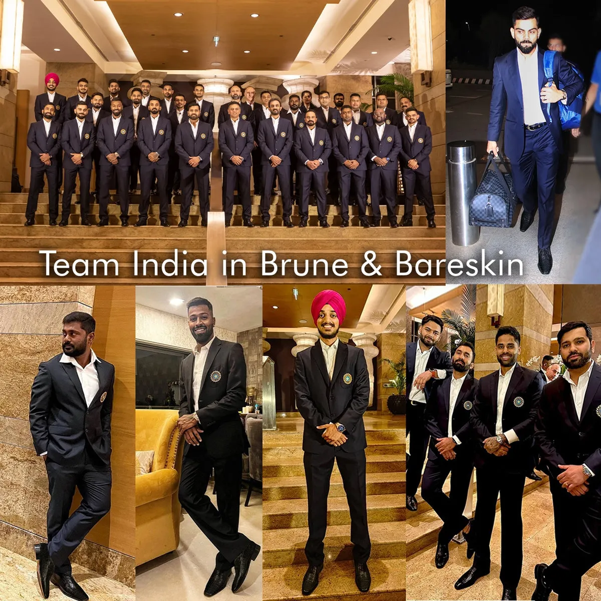 Corporate Gifting BCCI & Team India T-20 World Cup 2023 Bulk Order Black Croco Textured Formal Shoes and Belts (Reference Price for 1 Unit)