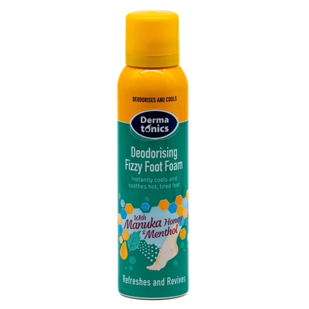 Dermatonics Deodorising Fizzy Foot Foam 150 ml