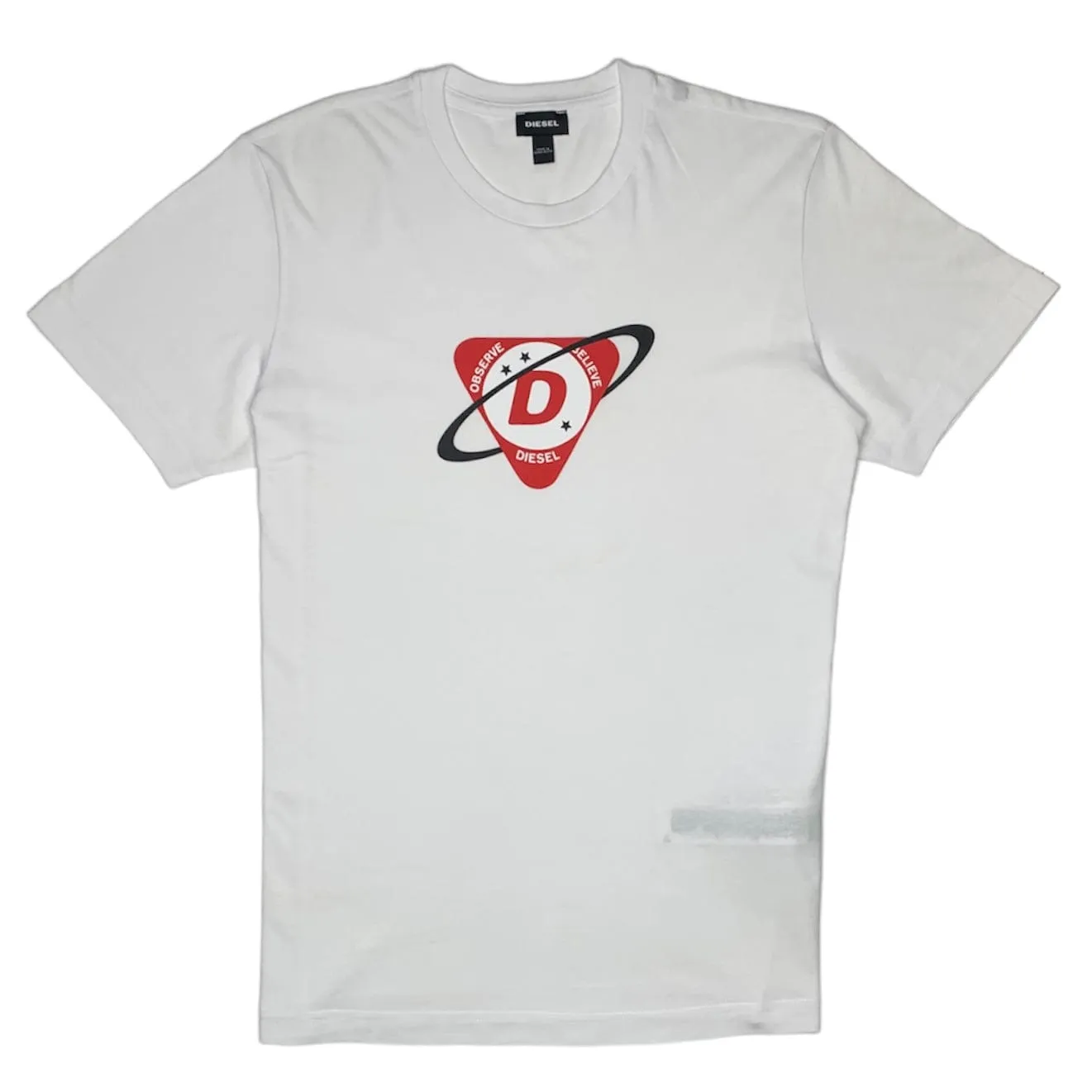 Diesel T-Diegos K24 Graphic White T-Shirt for Men