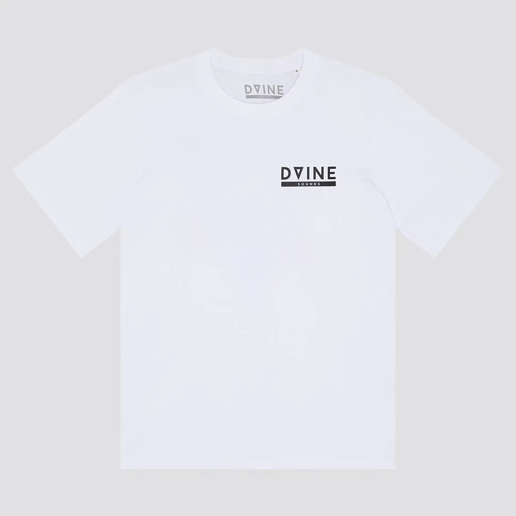 Dvine Tribe Black On Peach T-Shirt