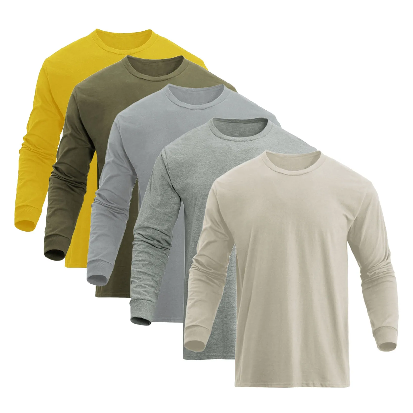 ESSENTIALS GRAPHIC LONG SLEEVE-5 PACKS