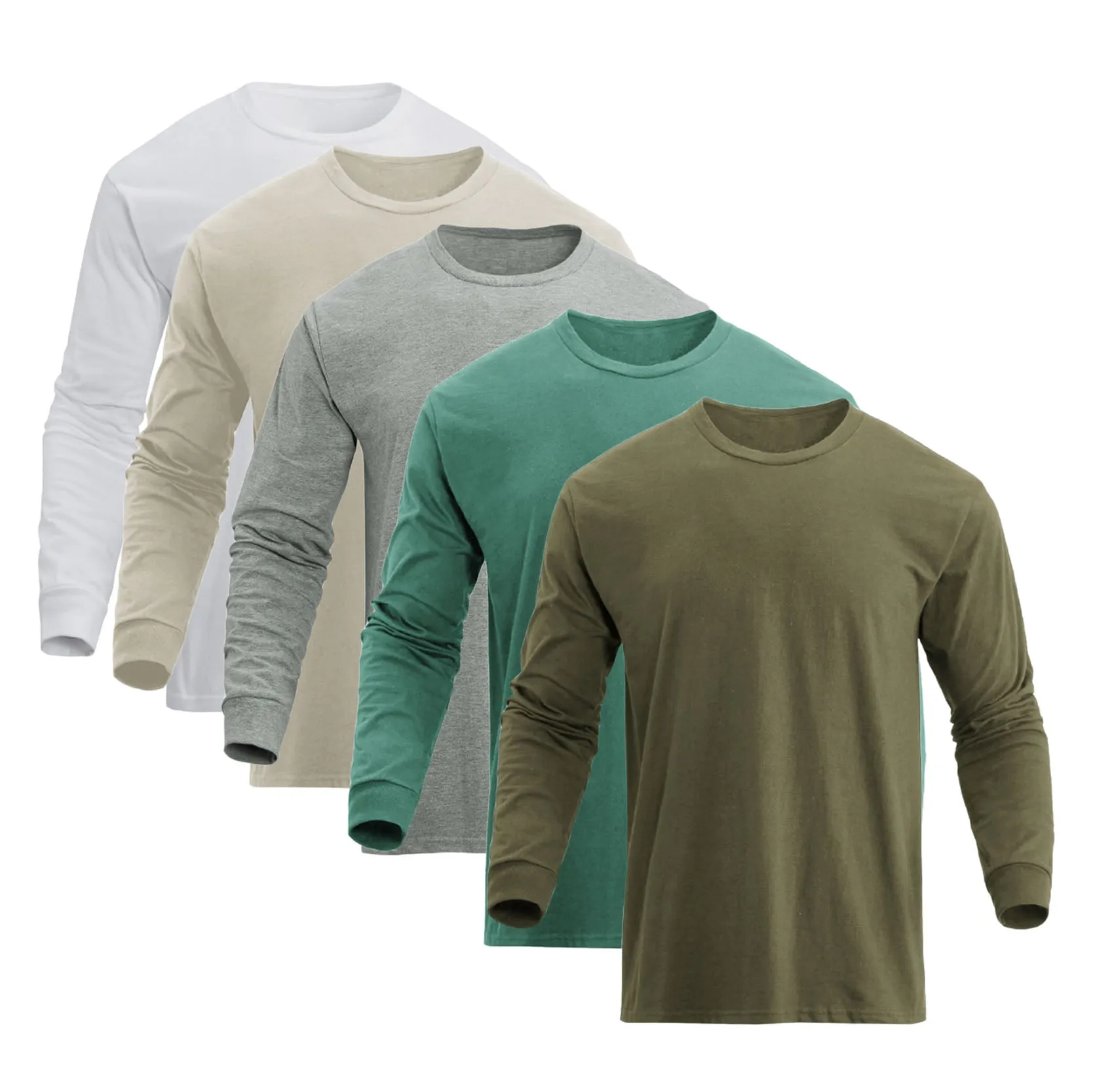 ESSENTIALS GRAPHIC LONG SLEEVE-5 PACKS