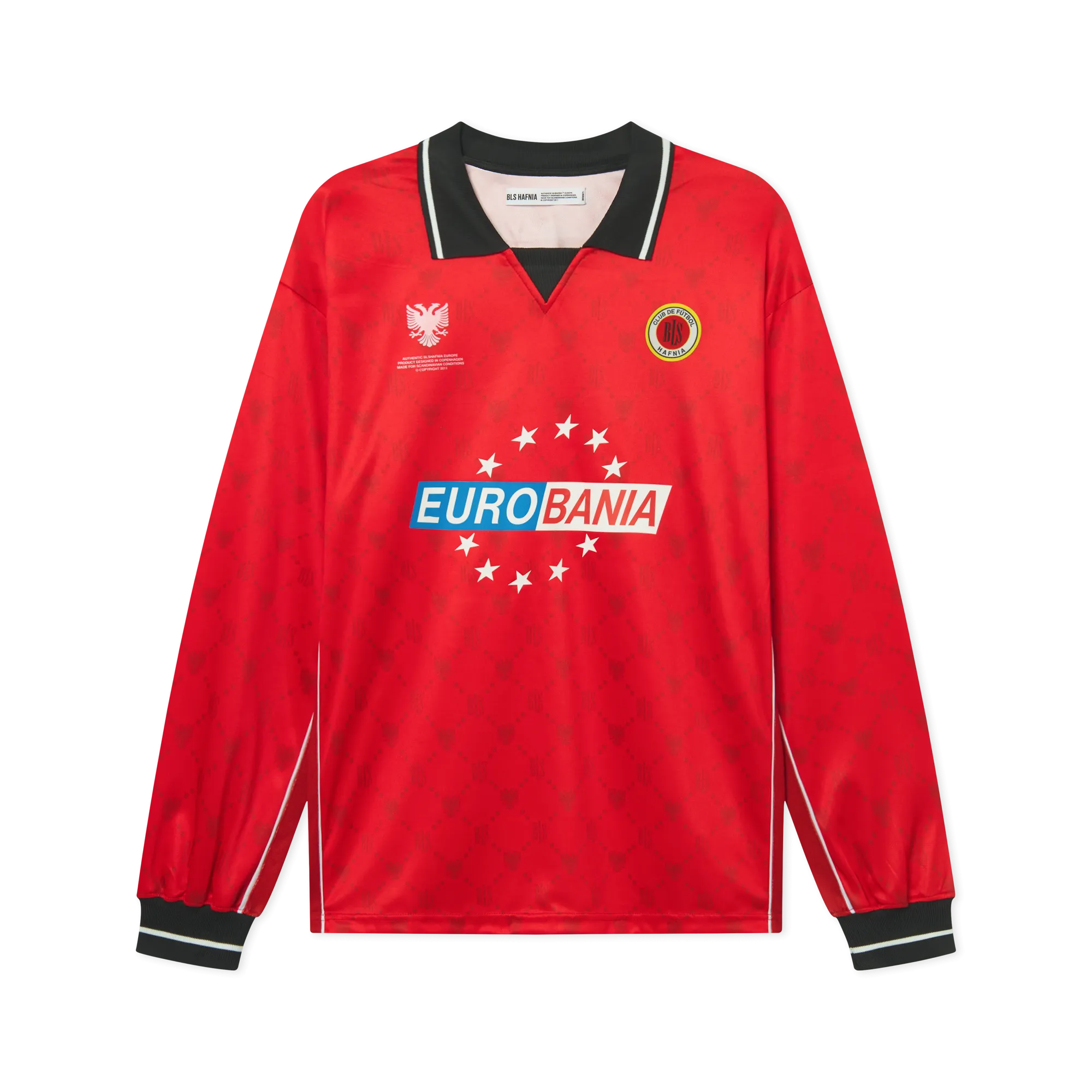 Eurobania Home LS Jersey - Red