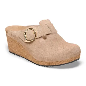 Fanny Ring Buckle - Warm Sand Suede||Fanny à boucle ronde - Suède sable chaud