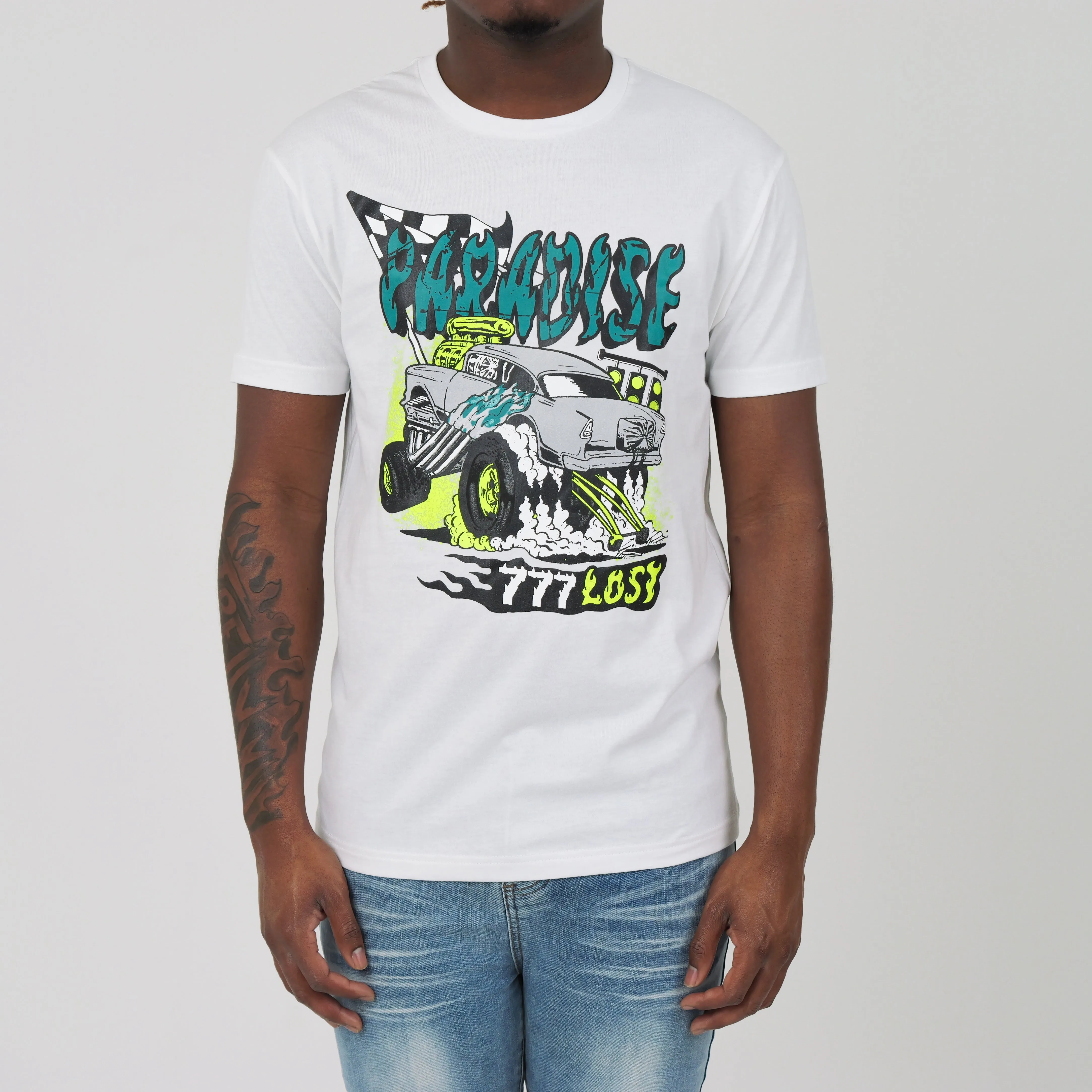 HOT PIPES TEE WHITE