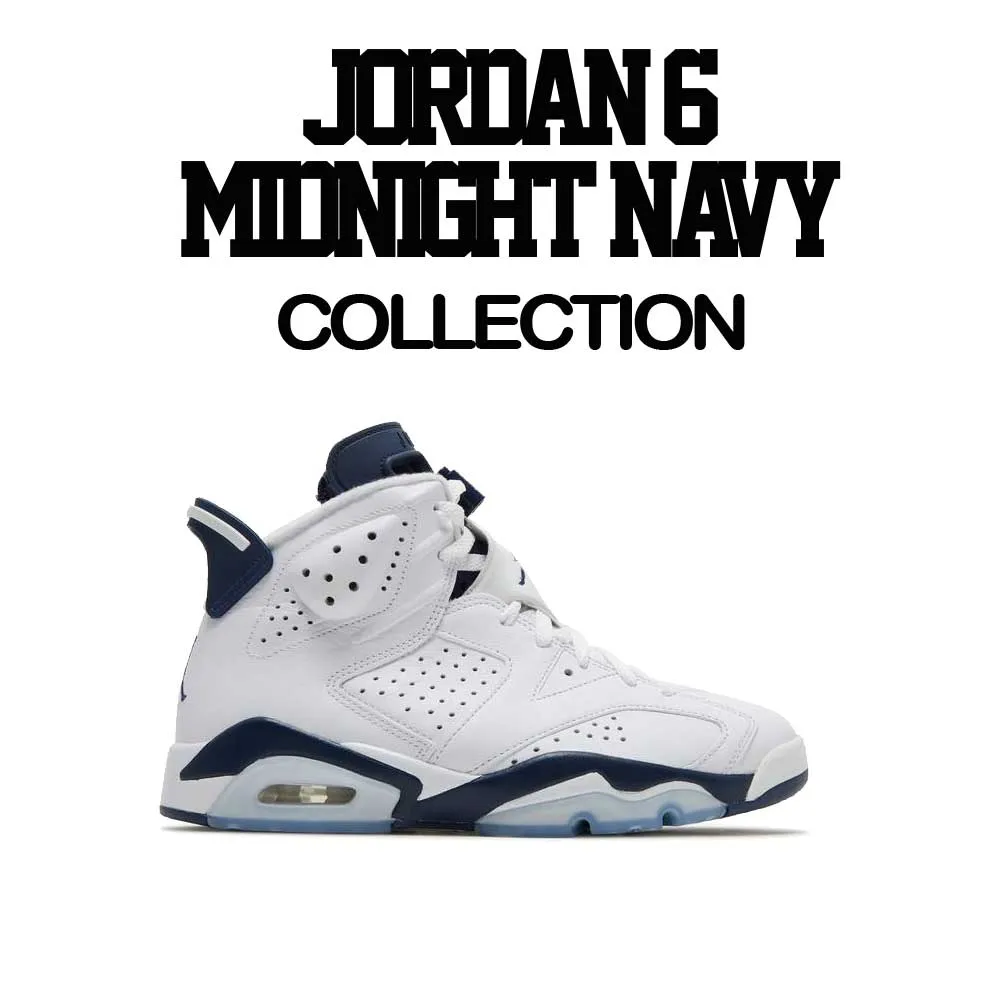 Kids Midnight Navy 6 Shirt - Fly Kicks - White