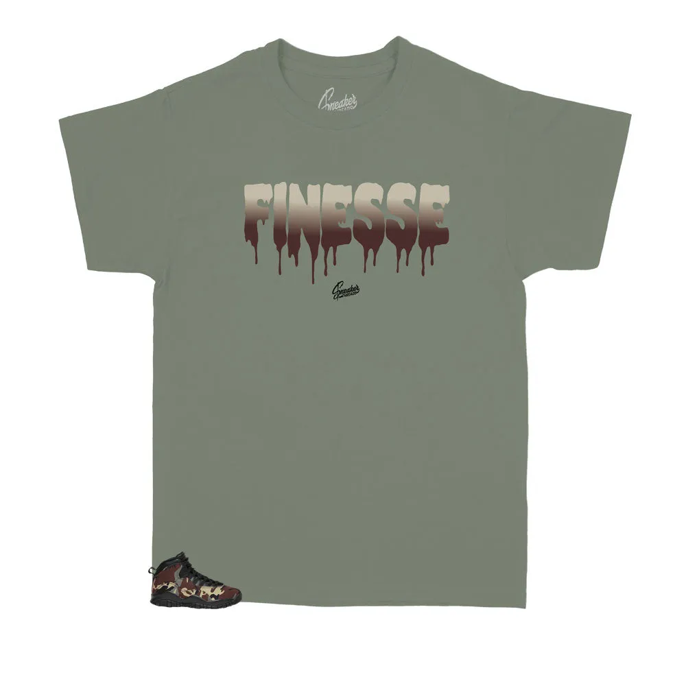 Kids - Woodland Camo 10 Finesse Shirt