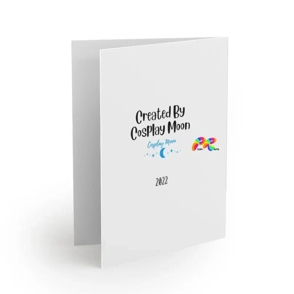 LGBTQ Rainbow Cake Blank Birthday Cards