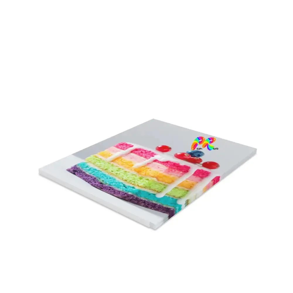 LGBTQ Rainbow Cake Blank Birthday Cards