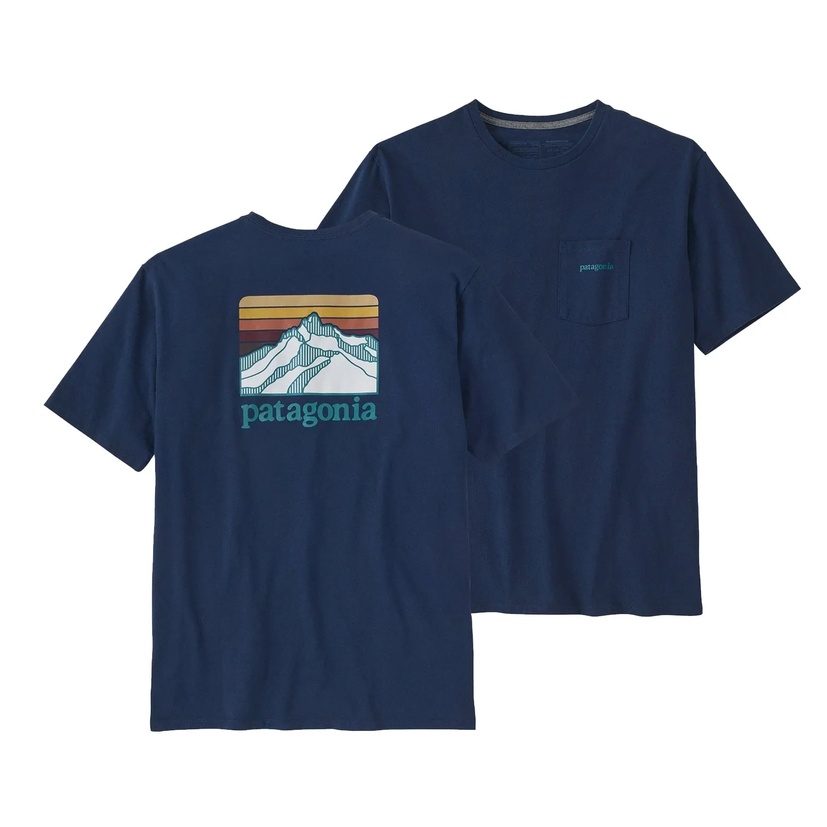 Mens Patagonia P-6 Logo Responsibili-Tee