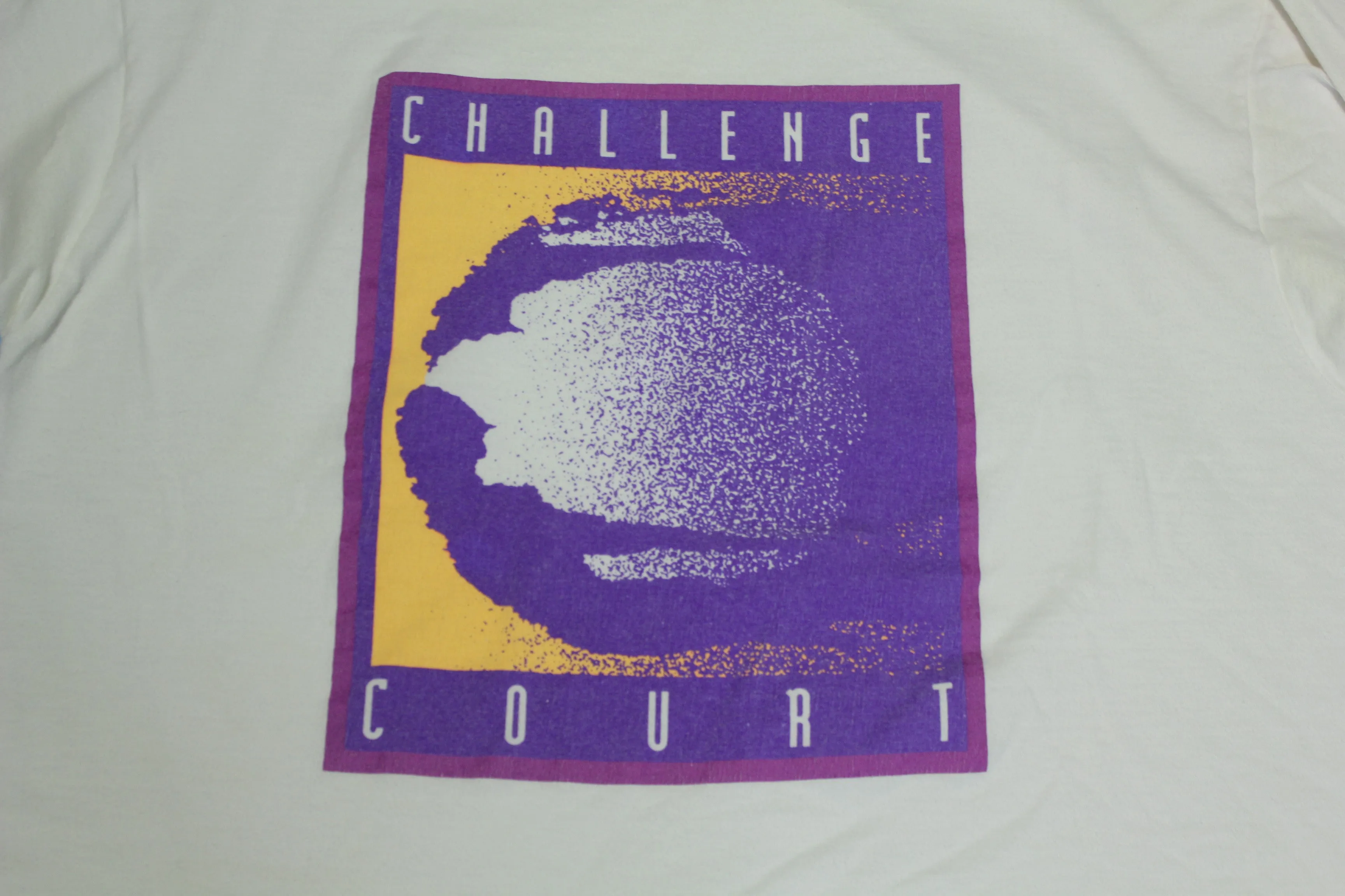 Nike Challenge Court Vintage 90's Made in USA Andre Agassi Single Stitch Tennis T-Shirt