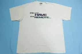 Nike I'm Going To Work Out He Can Have The Remote Vintage 90's Made in USA T-Shirt