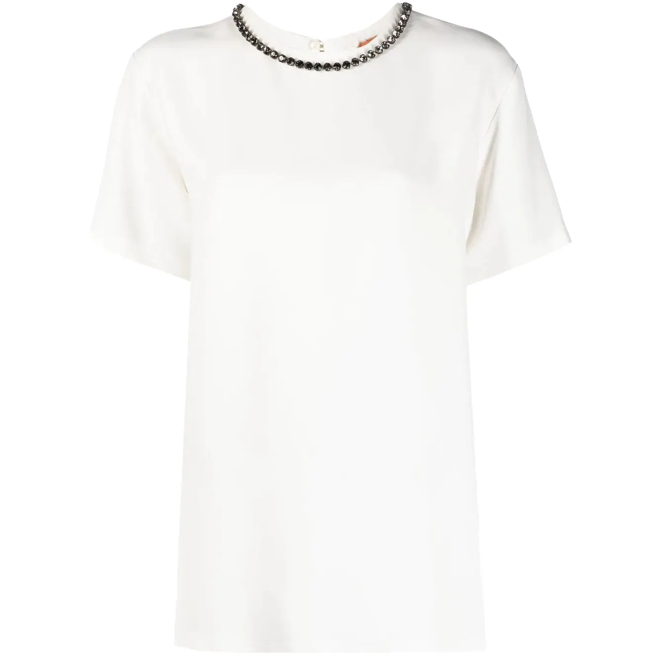 No. 21 Crystal-Embellished Tee-Shirt