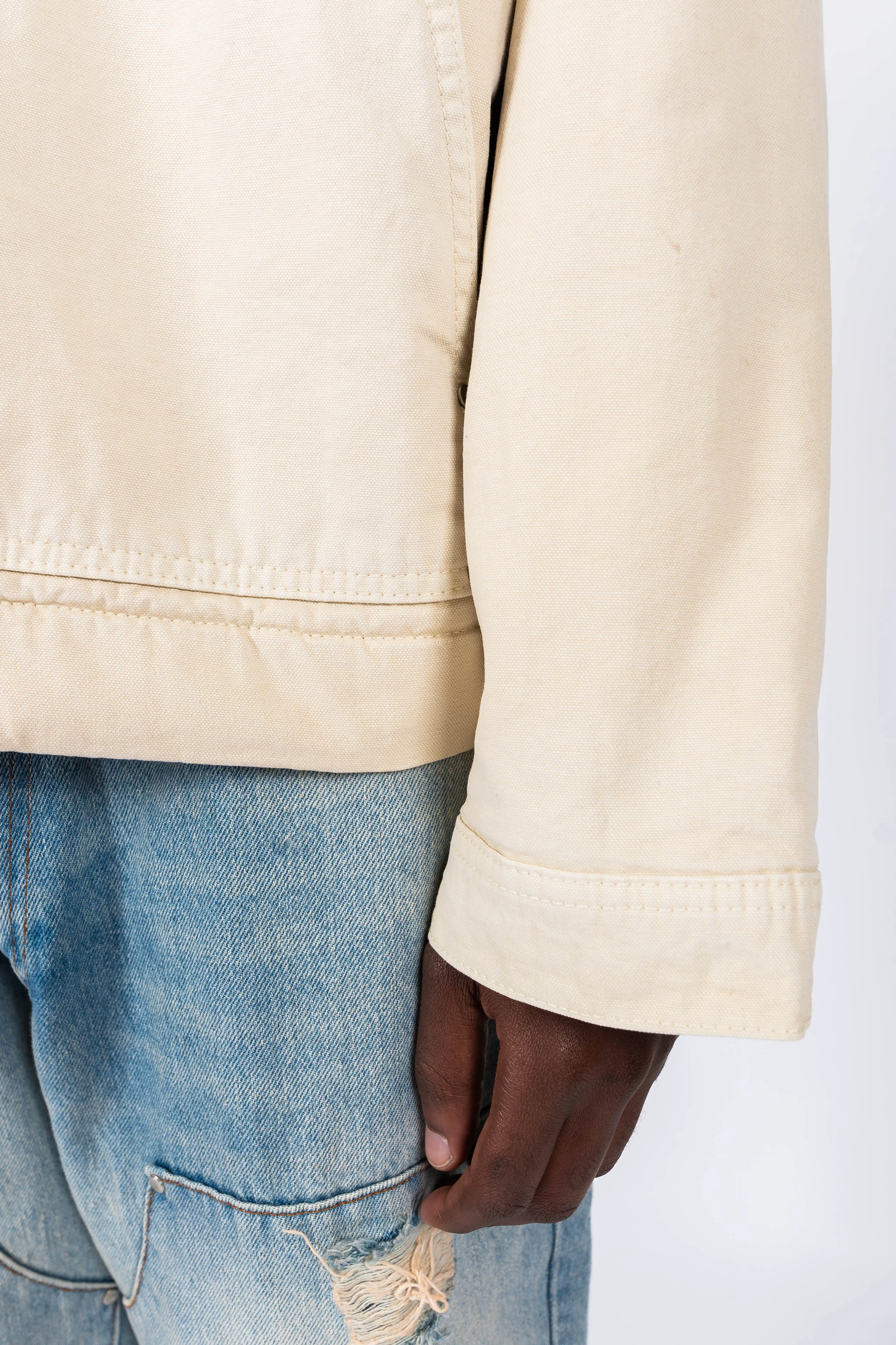 OAT PUNCHED F CANVAS JACKET