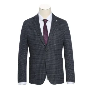 Pellagio Dark Grey Slim Fit Half Canvas Sports Coat PF22-2