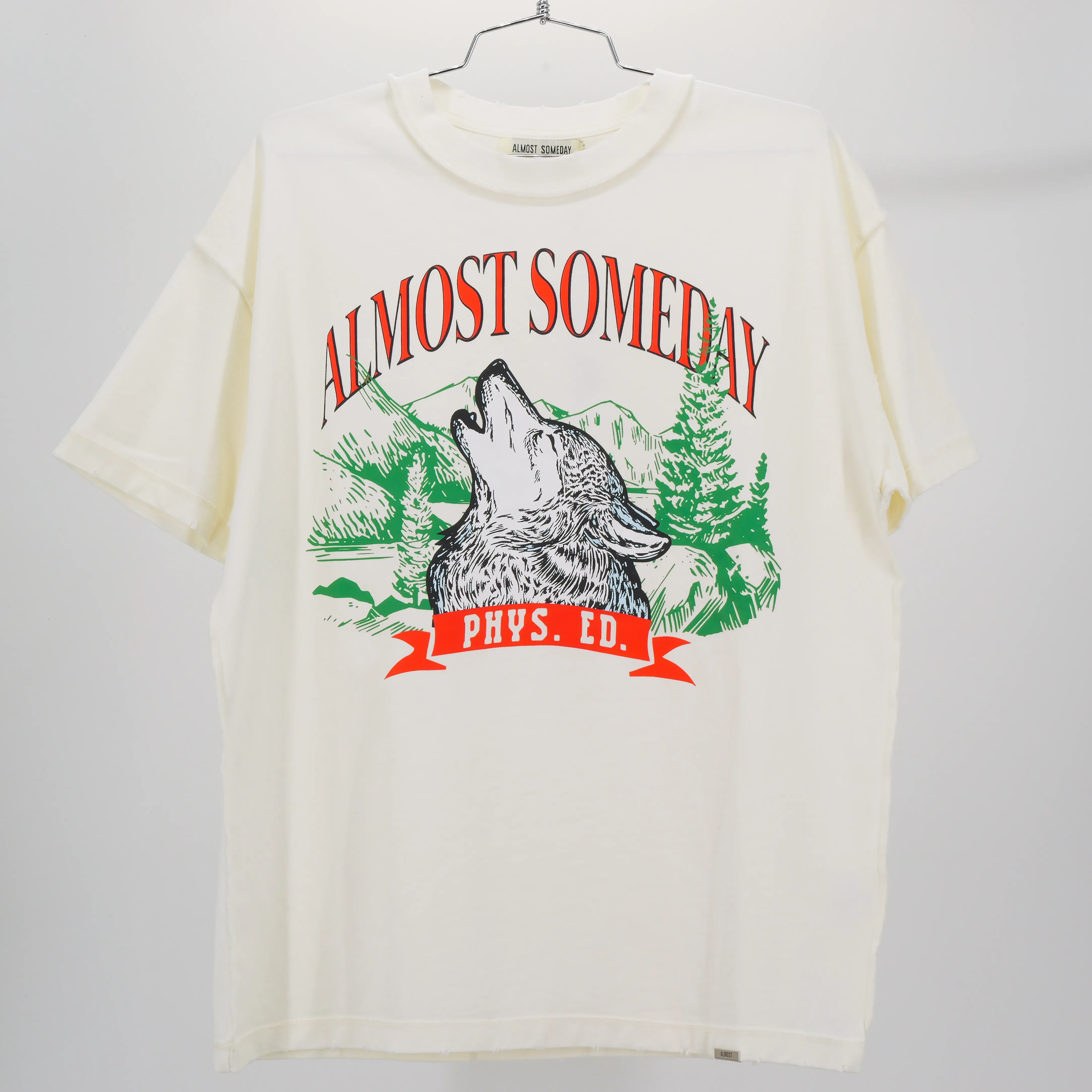 PHYS-ED TEE VINTAGE WHITE