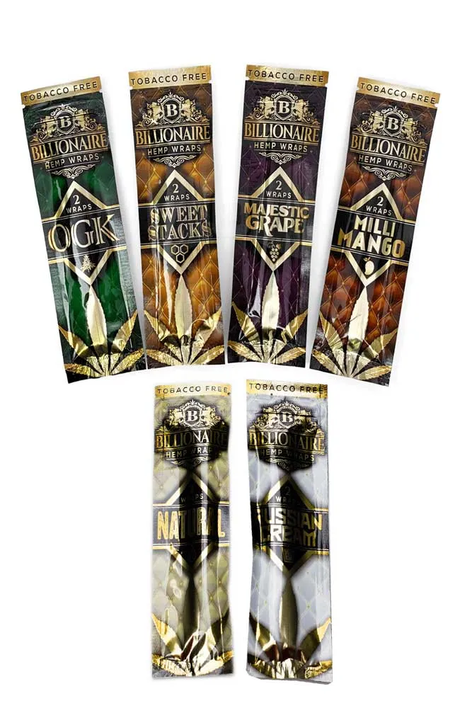 Pure Natural Hemp Billionaire Wraps