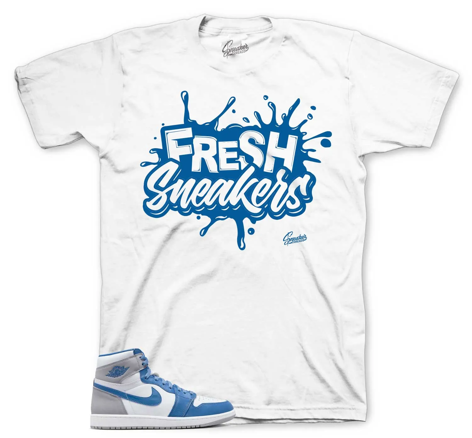 Retro 1 True Blue Fresh Sneakers Shirt