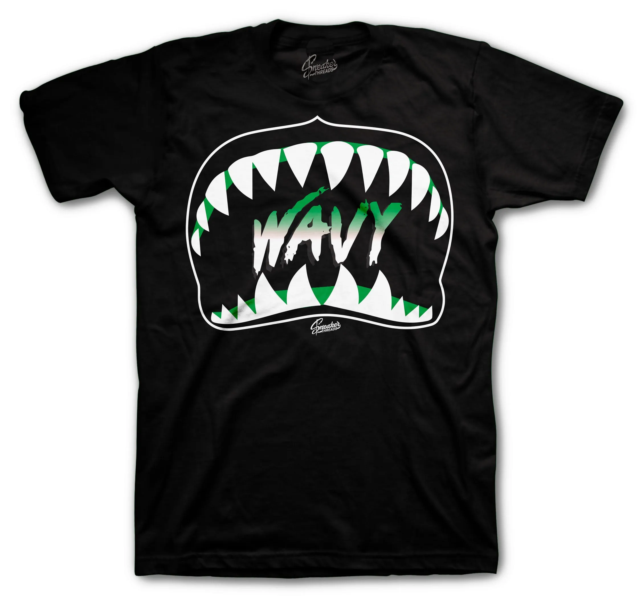 Retro 10 Seattle Shirt - Wavy - Black