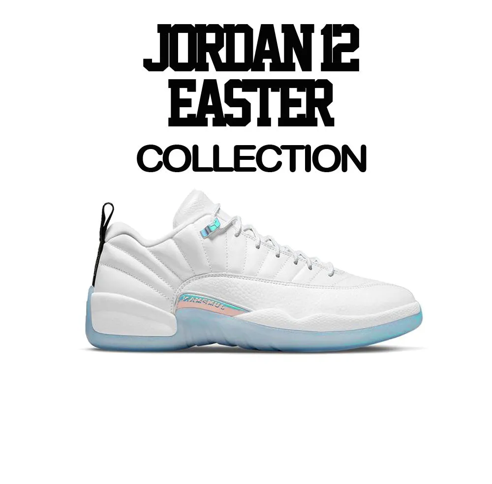 Retro 12 Easter Shirt - Scared Money - White