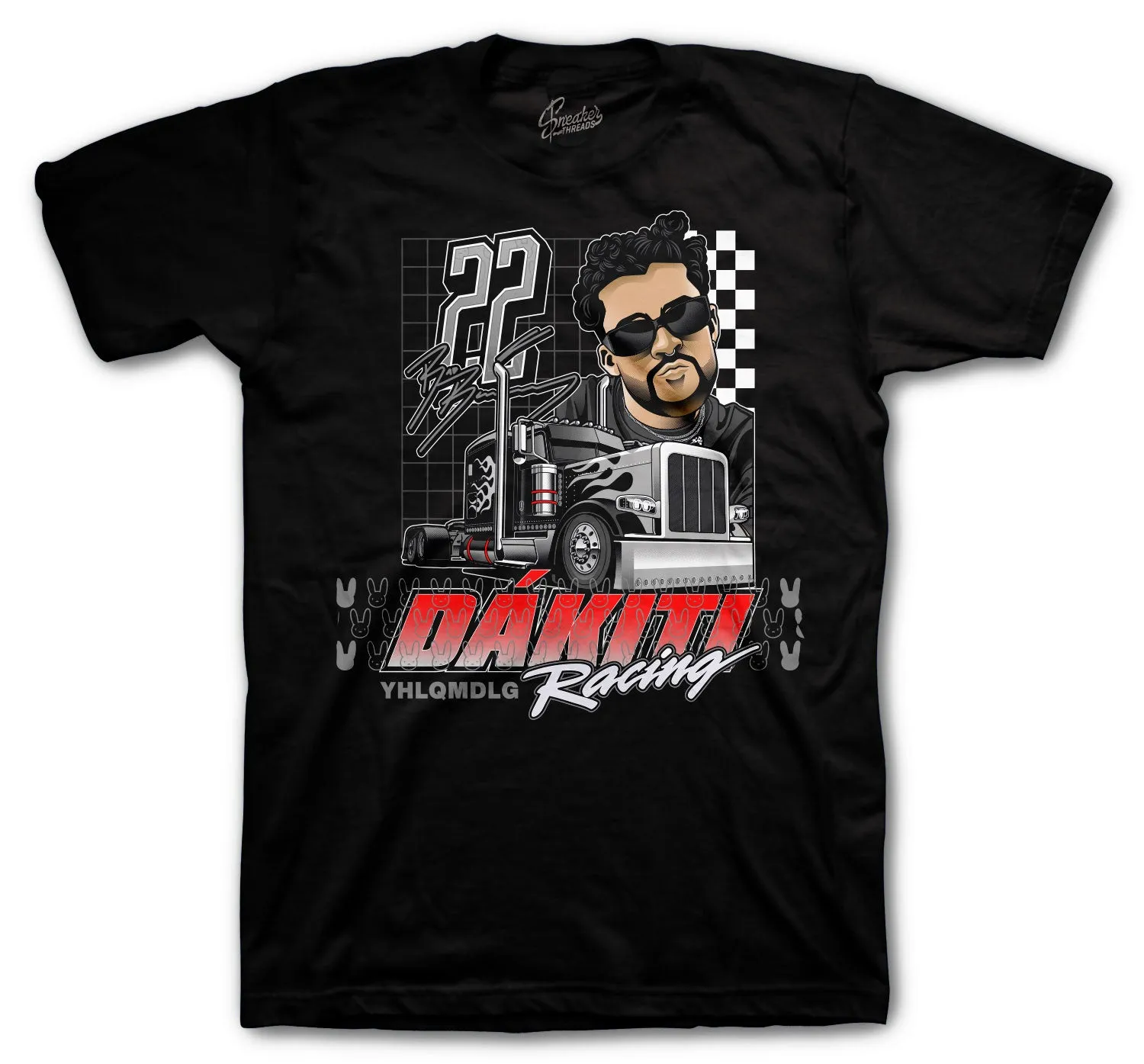 Retro 12 Playoff Bad Bunny Racing Shirt