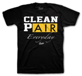 Retro 13 Gold Glitter Shirt - Clean Pair - Black