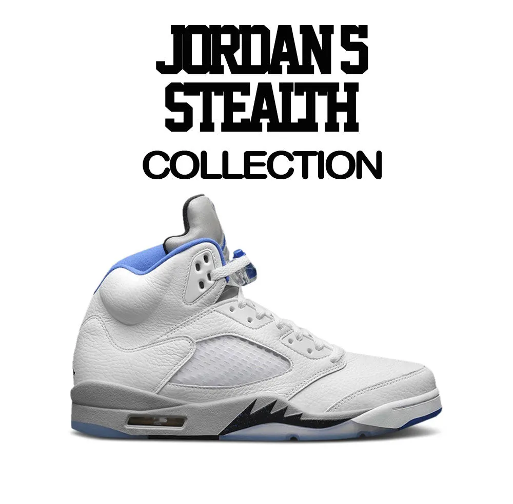 Retro 5 Stealth Shirt - ST Palms- White