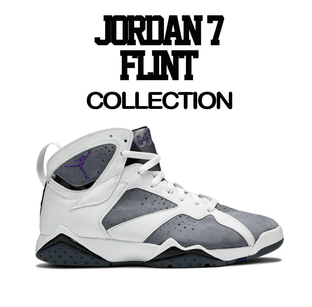 Retro 7 Flint Grey Shirt - Finesse - White