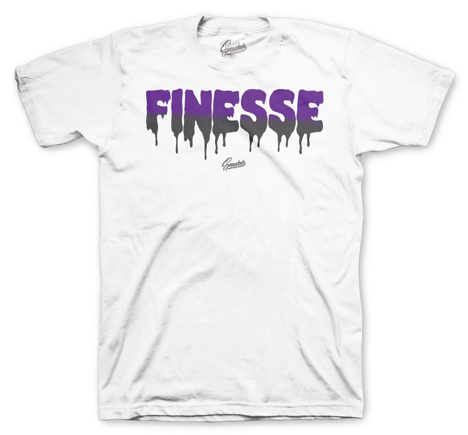 Retro 7 Flint Grey Shirt - Finesse - White