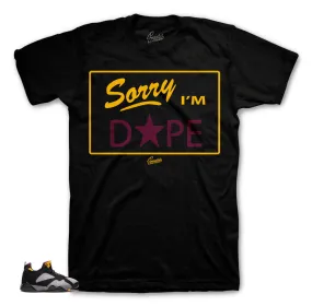 Retro 7 Low Bordeaux Sorry Shirt