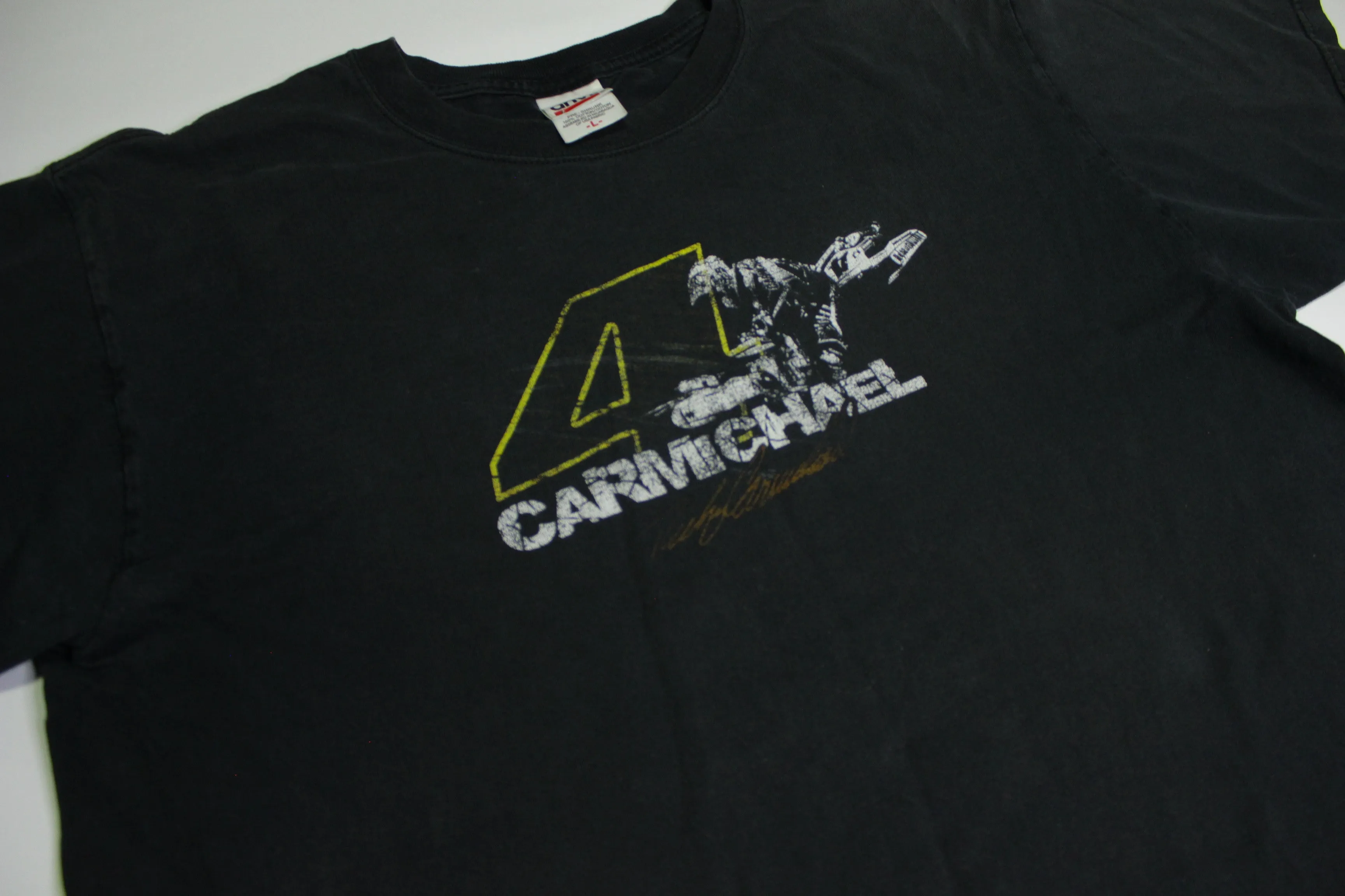 Ricky Carmichael #4 2000's Motocross G.O.A.T Racing T-Shirt