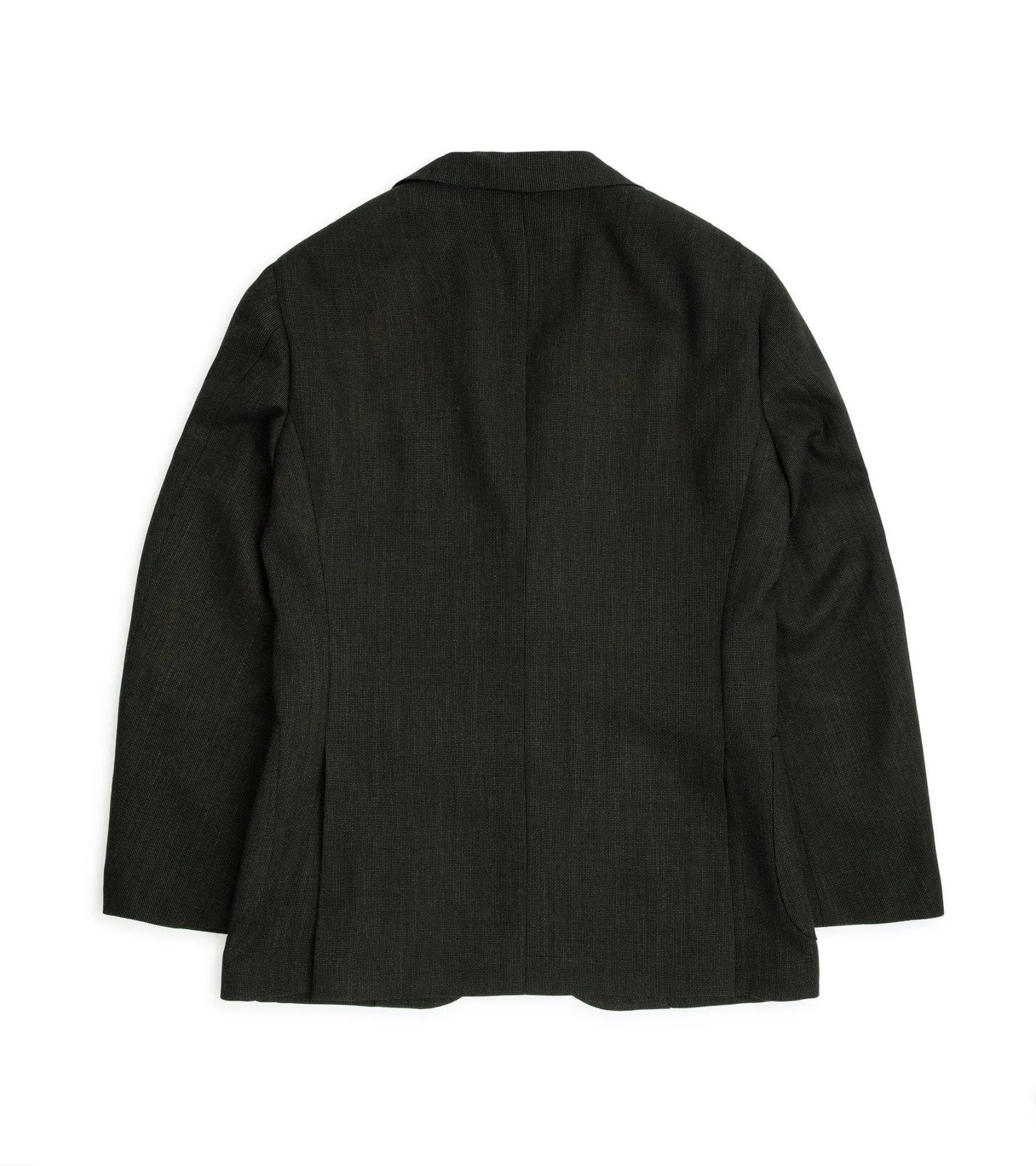 Ring Jacket Wool Mesh Balloon Jacket: Dark Green